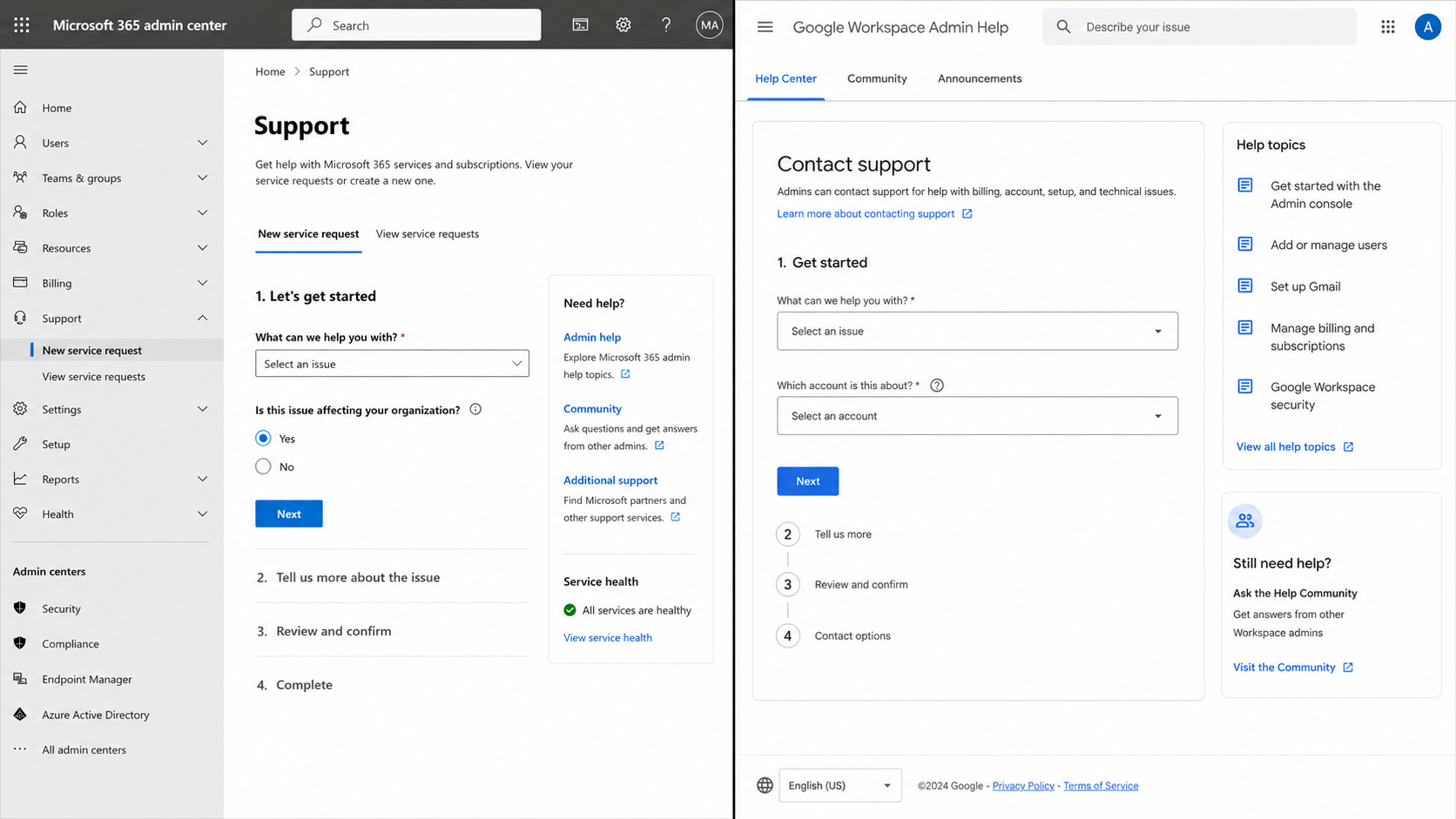 Google Workspace Vs Microsoft 365 11 Customer Support Comparison