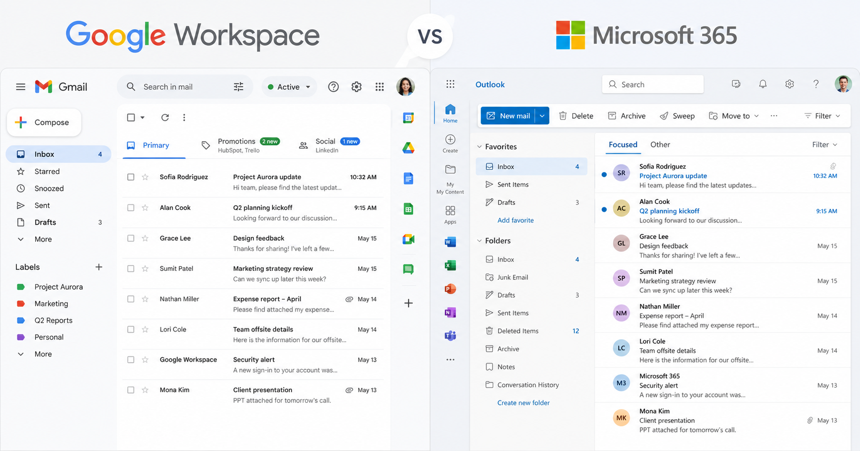 Google Workspace Vs Microsoft 365 1 Google Workspace vs Microsoft 365 Hero Image