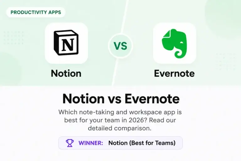 Notion Vs Evernote