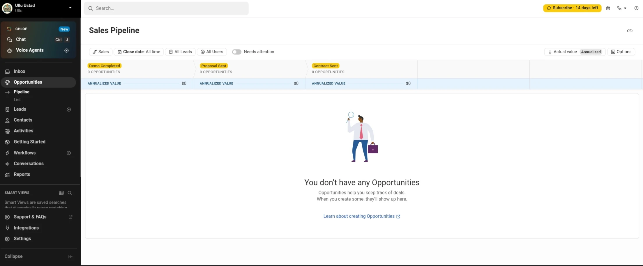 Close CRM Sales Pipeline