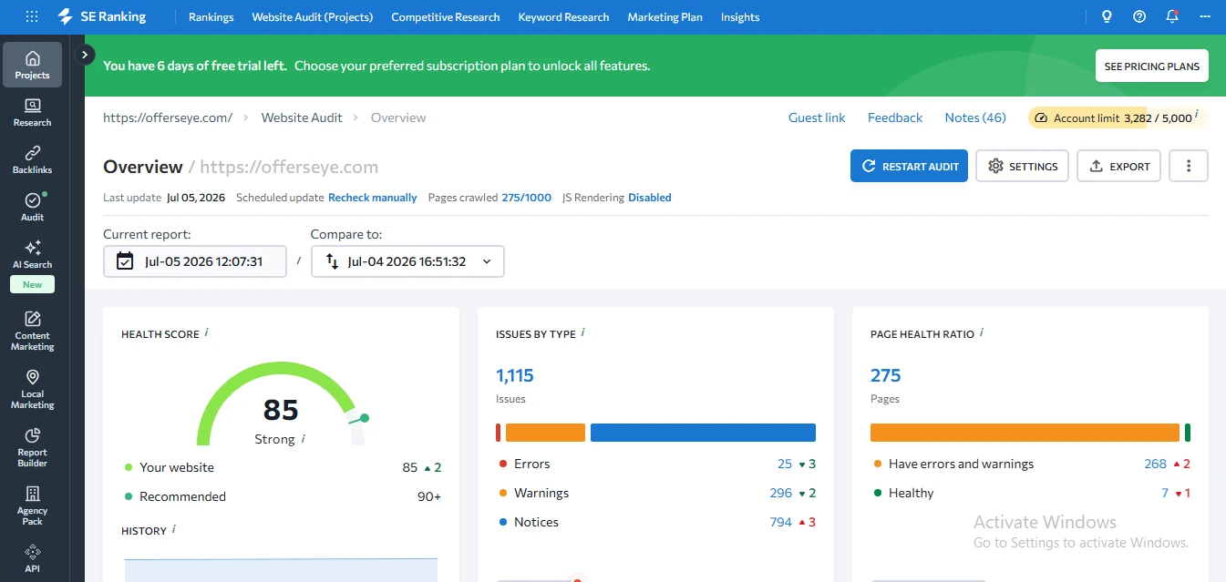 Website Health Audit
