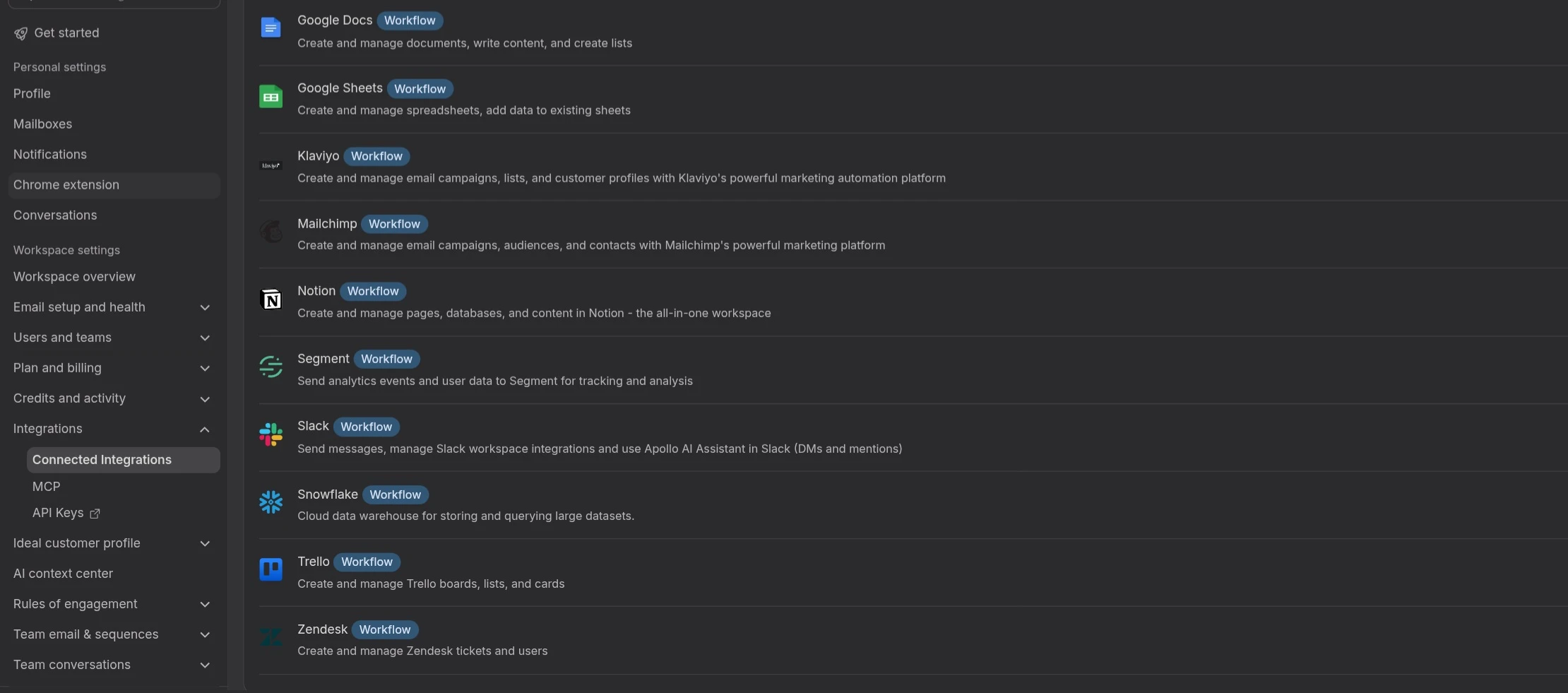 Apollo.io Integrations 3