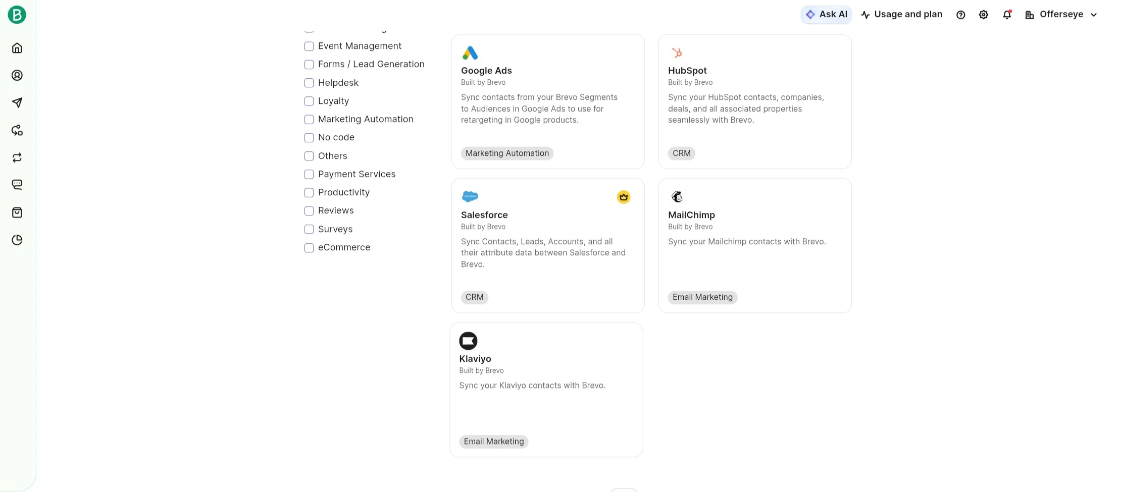 Brevo Integrations 2