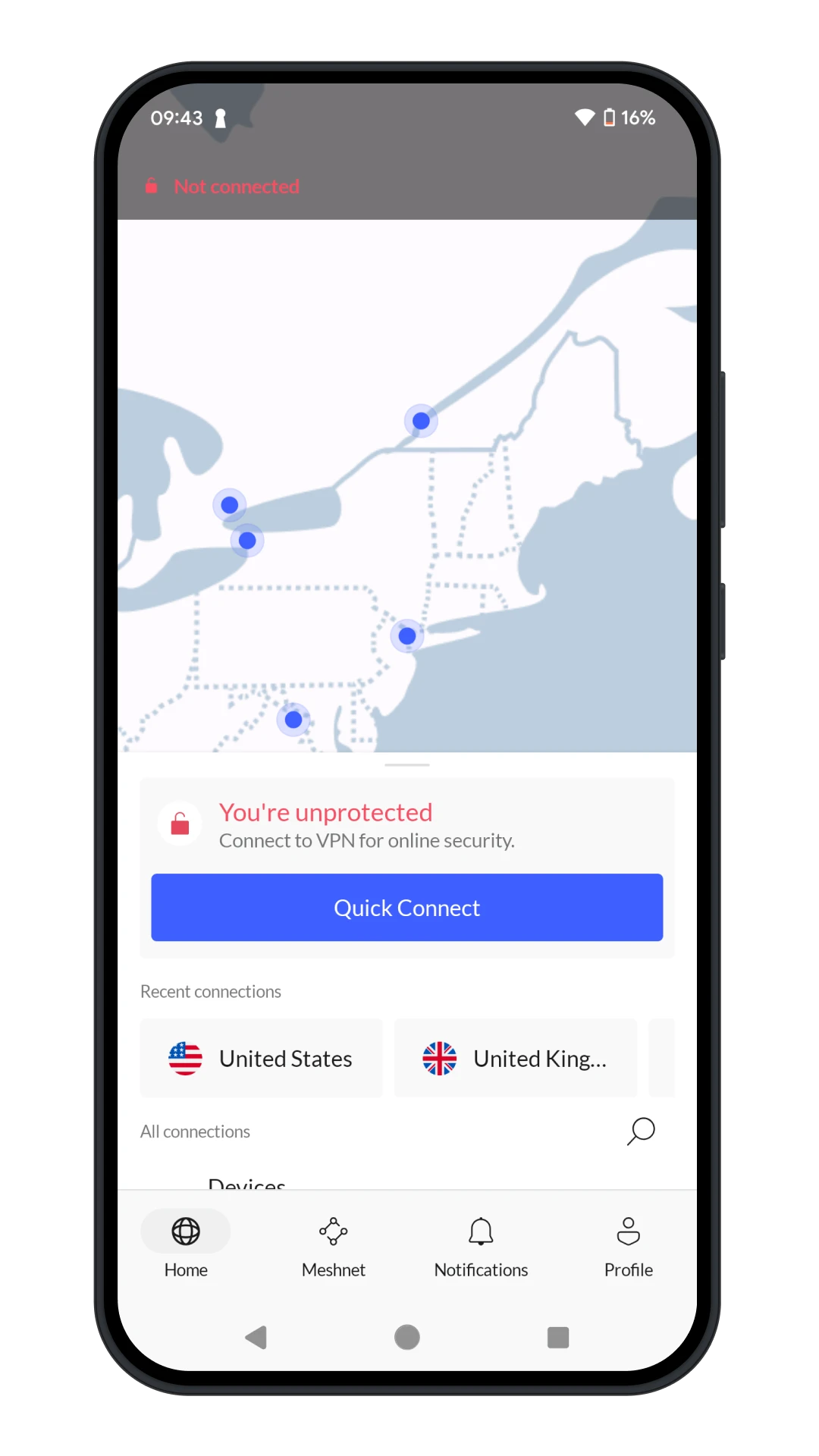 NordVPN Mobile Not Connected