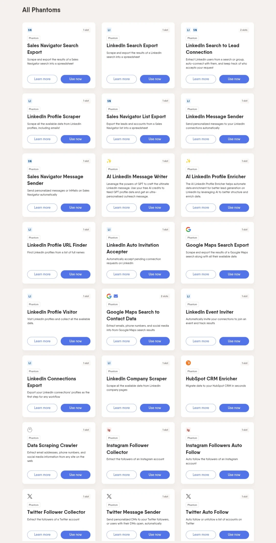Multi-Platform Phantom Library 2