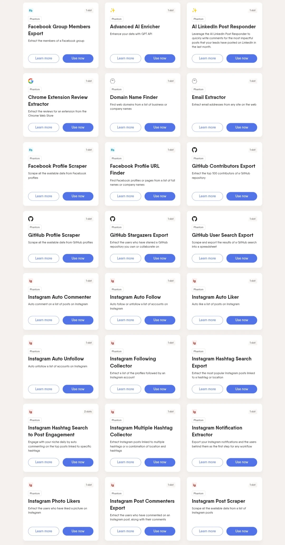 Multi-Platform Phantom Library 3