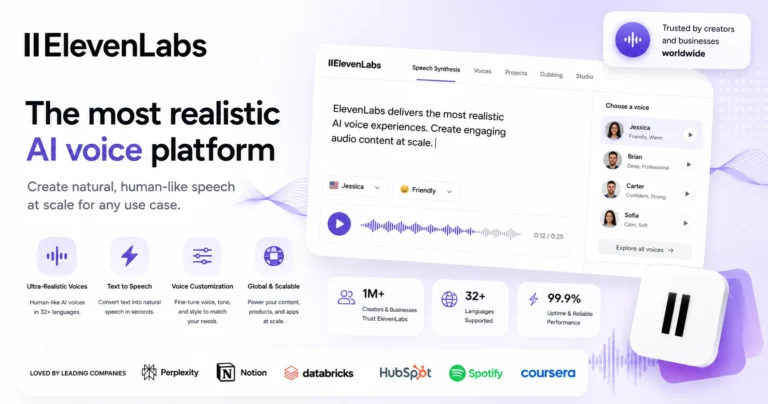 ElevenLabs AI Review 2026: Price, Features & Similar Tools