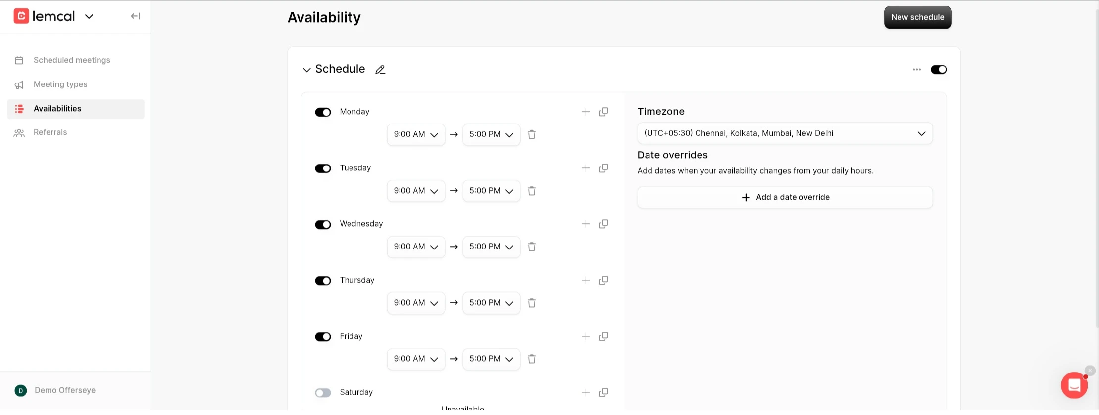 Lemcal Custom Booking Pages