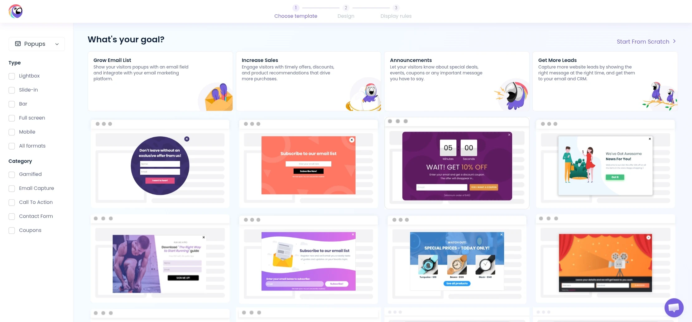 Poptin Drag and Drop Builder